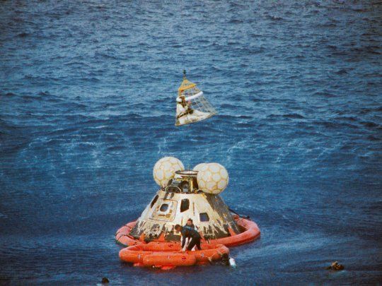 Apolo 13 fue la séptima misión tripulada del programa Apolo de la NASA y la tercera destinada a aterrizar en la Luna.