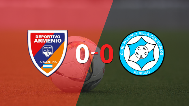 Dep. Armenio y Villa San Carlos igualaron sin goles en el marcador