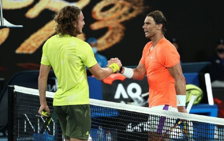 nadal quedo eliminado del abierto de australia con un partido historico de tsitsipas