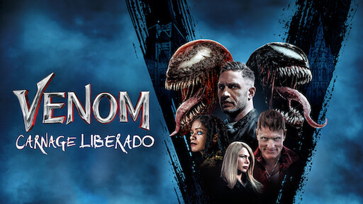 Cartel de presentación de la última película de Venom. Cartel de presentación de la última película de Venom.