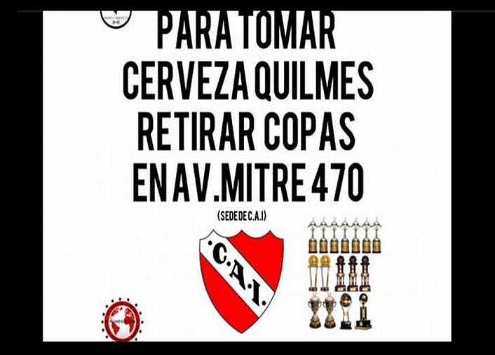 Los afiches del Rojo tras la polémica caída de Racing (foto 1)