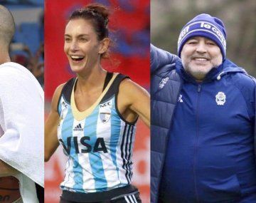 Emanuel Ginóbili, Luciana Aymar, Diego Maradona y Lionel Messi, entre los elegidos.