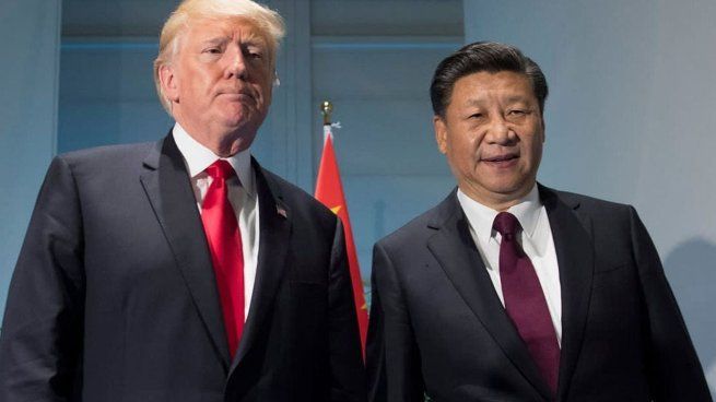 El presidente de Estados Unidos, Donald Trump y su par chino Xi Jinping.