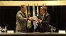 The port of Montevideo signed a commercial agreement with the port of Rosario. The port of Montevideo signed a commercial agreement with the port of Rosario.