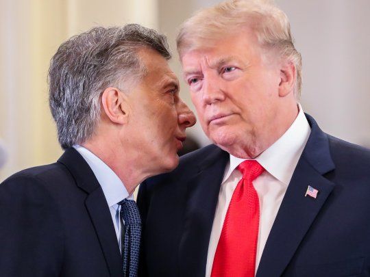 El presidente, Mauricio Macri y su par de EEUU, Donald Trump.