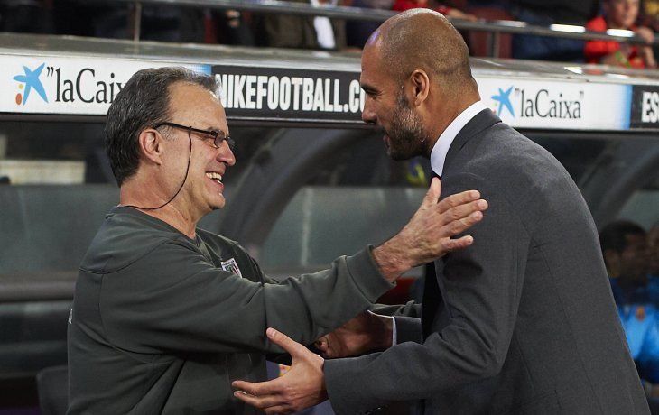 Bielsa y Guardiola ya se enfrentaron en España