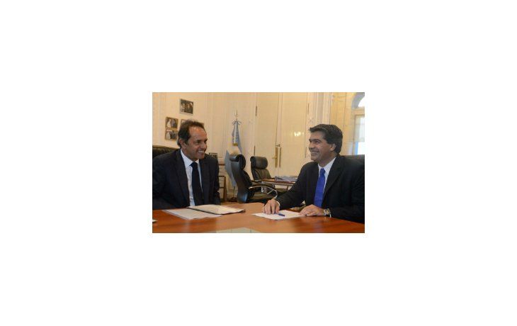 Daniel Scioli y Jorge Capitanich.