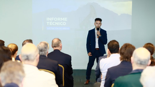 El director de Hidrocarburos de Mendoza, Lucas Erio, presentó los tres ejes estratégicos del plan de licitacio´n de áreas.&nbsp;