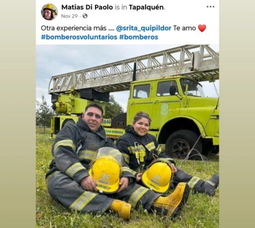 En una de sus últimas publicaciones, compartió una foto con su compañera del operativo de ayer, y una de las heridas graves, Micaela Quipildor. En una de sus últimas publicaciones, compartió una foto con su compañera del operativo de ayer, y una de las heridas graves, Micaela Quipildor.