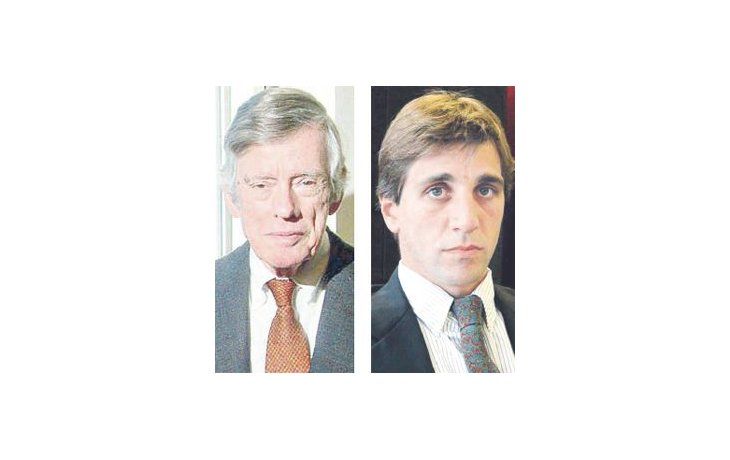 Thomas Griesa  y Luis Caputo.