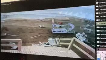 Destrozos y evacuados en la Costa por la llegada de fuerte temporal