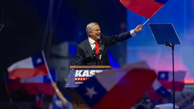 José Antonio Kast celebró su victoria en el balotaje de Chile.