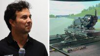 Checo Pérez continúa su preparación en simulador de la escudería Cadillac. Lo hace con tecnología de la NASA.