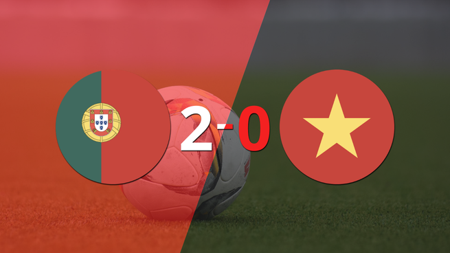 Portugal le ganó con claridad a Vietnam por 2 a 0