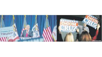 ámbito.com | Donald Trump y Ted Cruz acaparan más de la mitad de las intenciones de voto entre el electorado republicano, y ambos coinciden en propuestas denunciadas por xenófobas.