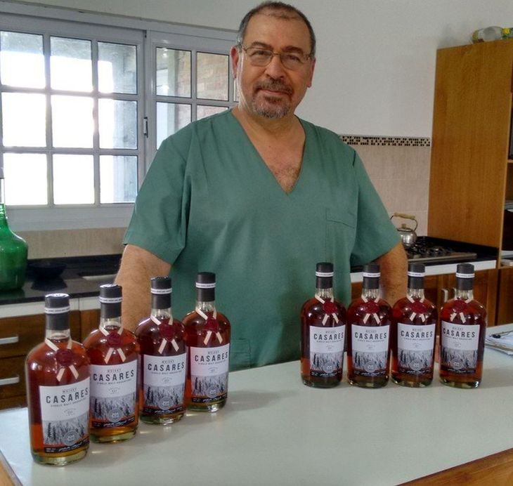 Ricardo Satulovsky, the Casares distillery creator. Ricardo Satulovsky, the Casares distillery creator.