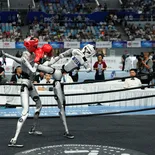 Tiangong Ultra completó los 100 metros en 8,64 segundos, superando la marca de Usain Bolt. Tiangong Ultra completó los 100 metros en 8,64 segundos, superando la marca de Usain Bolt.