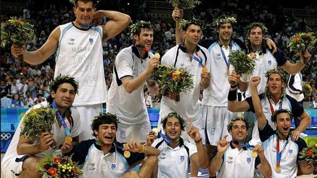 La Selección Argentina se consagró en Atenas 2004.