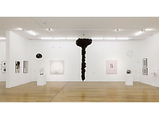 Verboamérica. Obra de Javier Agustín Rojas en la exposición del Museo de Arte Latinoamericano de Buenos Aires.