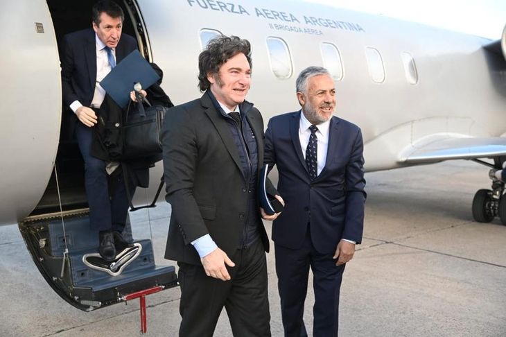 Javier Milei viajará este sábado a Mendoza.