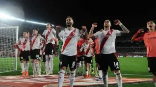 River y un nuevo festejo para clasificar a semifinales de Copa Libertadores