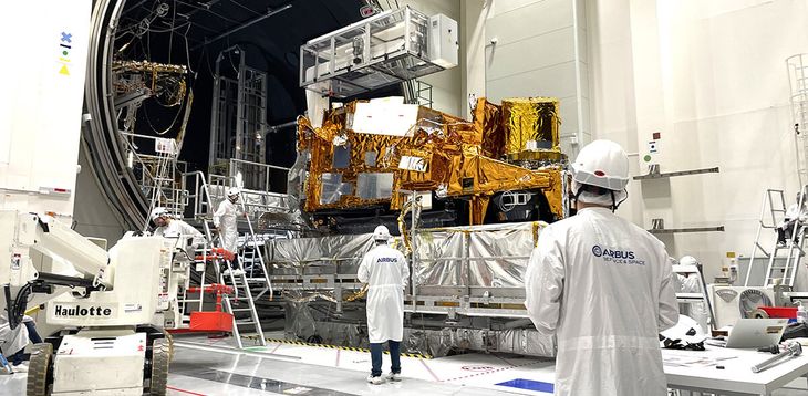 El satélite lleva a bordo el instrumento Sentinel-5, diseñado para medir contaminación y gases de efecto climático. El satélite lleva a bordo el instrumento Sentinel-5, diseñado para medir contaminación y gases de efecto climático.