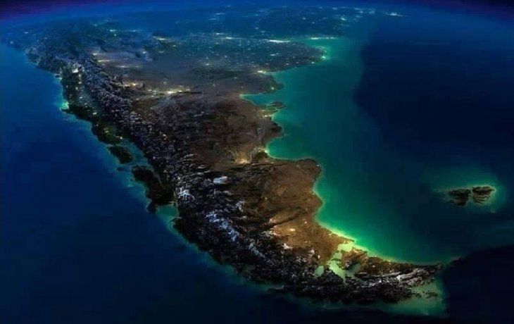 ámbito.com | foto satelital de la Argentina