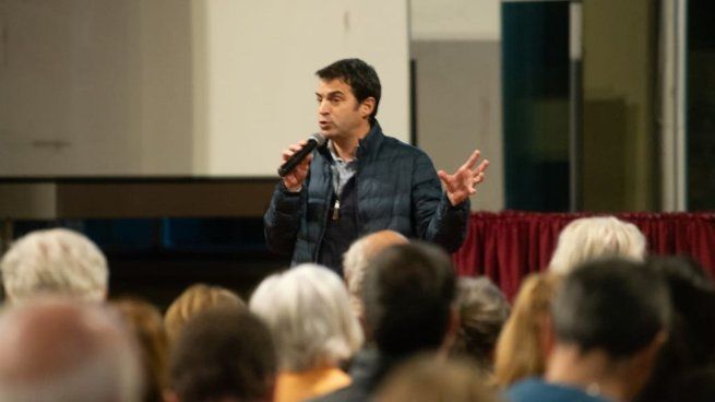 El intendente de San Isidro Ramón Lanús destacó los resultados del programa Ojos en Alerta en en el Colegio Cardenal Newman, Boulogne. 