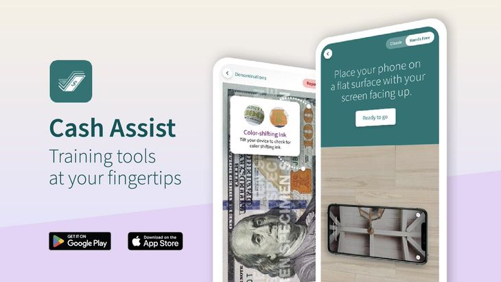 Cash Assist, the app developed by the FED to recognize counterfeit dollars. Cash Assist, the app developed by the FED to recognize counterfeit dollars.