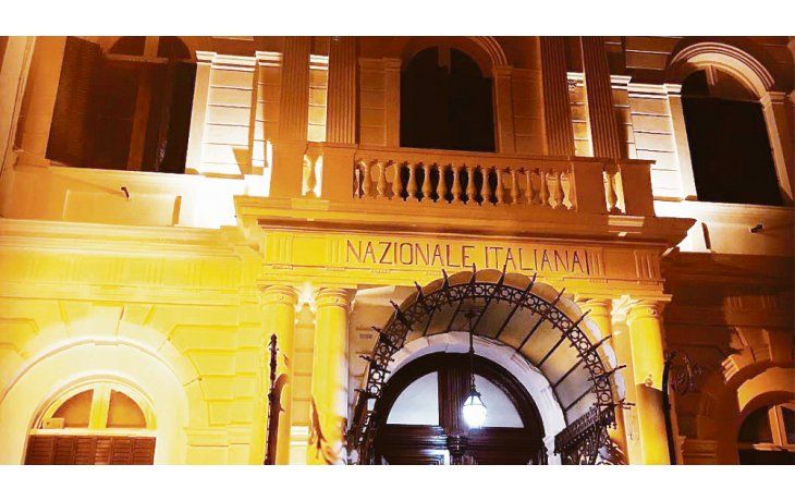 ámbito.com | Imponente. La fachada de la Asociación Nazionale Italiana. Para ingresar al ristorante a comer rico (y mucho), hay que tocar el timbre.