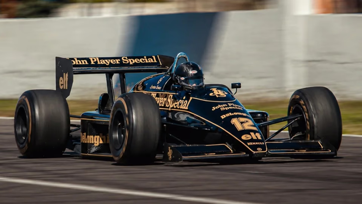 El Lotus de F1 de Senna, recreado por Tulio Crespi. Foto: Agencia NA (@crespi_formulaconcept)