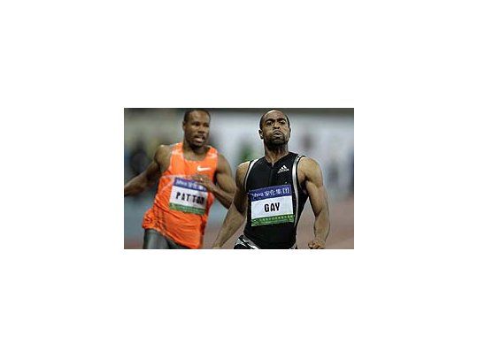 Histórico. Tyson Gay consiguió la mejor marca de su país.