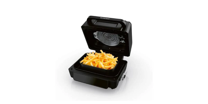 Esta nueva freidora es un electrodoméstico práctico y fácil de mantener con el cual se pueden preparar hasta dos recetas a la ves. Esta innovación hace que ya haya recaudado millones en ventas Esta nueva freidora es un electrodoméstico práctico y fácil de mantener con el cual se pueden preparar hasta dos recetas a la ves. Esta innovación hace que ya haya recaudado millones en ventas