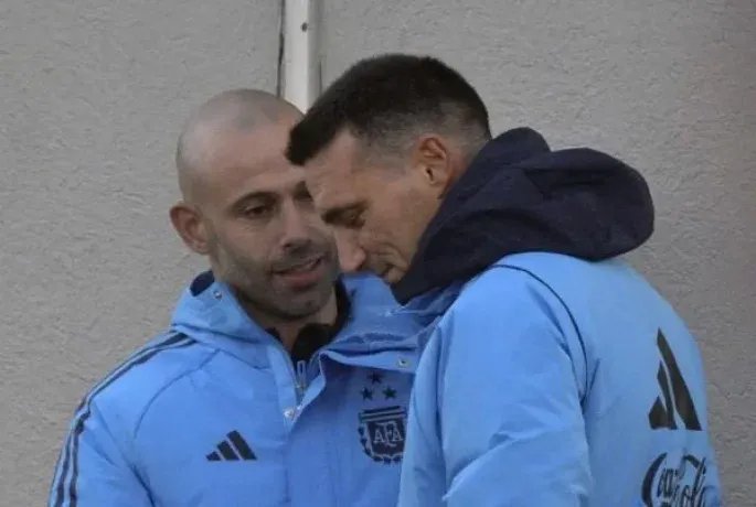 Javier Mascherano bancó la continuidad de Lionel Scaloni en la selección argentina. Javier Mascherano bancó la continuidad de Lionel Scaloni en la selección argentina.