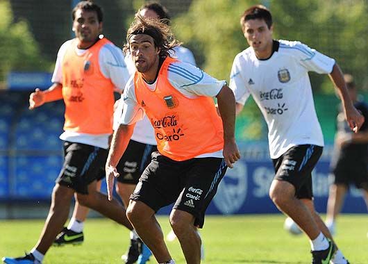 Federico Insúa será el enganche titular en la selección argentina.
