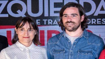 Romina del Plá y Nicolás del Caño.&nbsp;