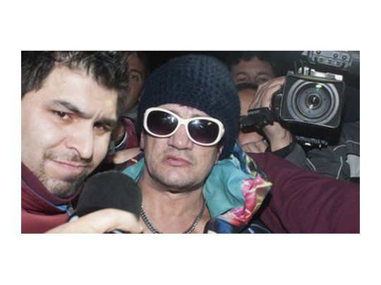 Pity Álvarez al momento de entregarse, en julio pasado
