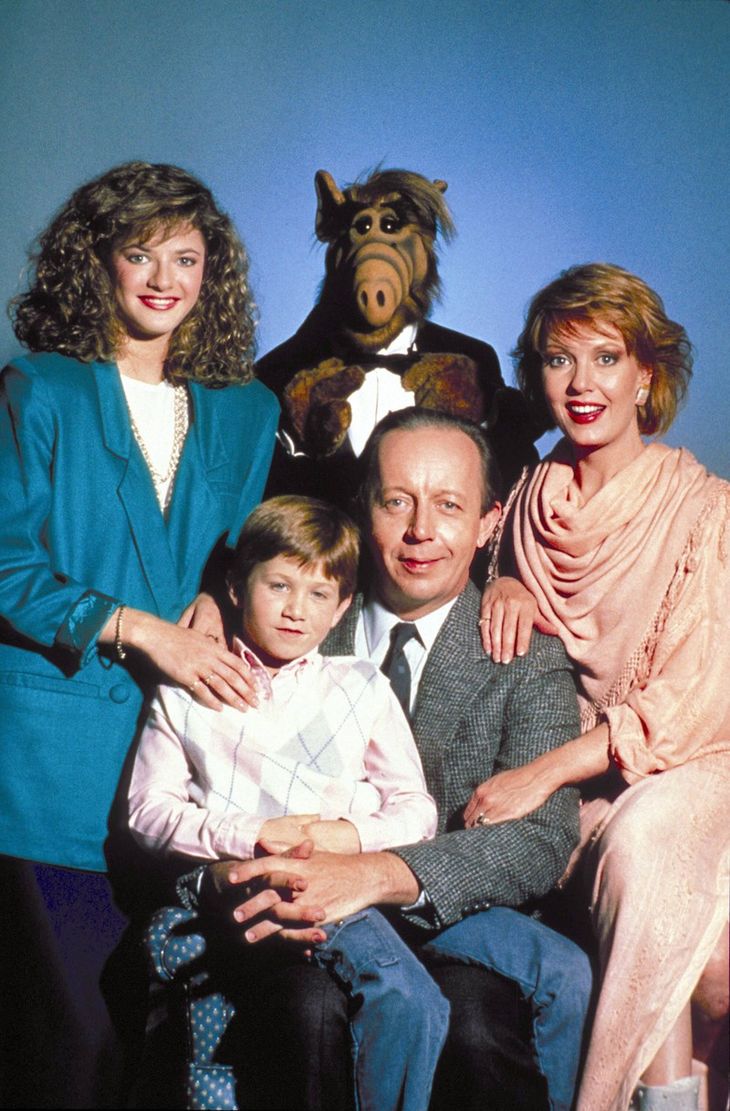 Willie, Kate, Lynn, Brian y ALF conformaban la familia Tanner en la serie.