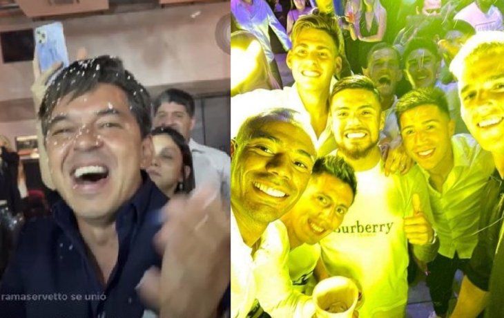 toda la intimidad de la fiesta de river campeon: los videos virales de los jugadores cantando y bailando