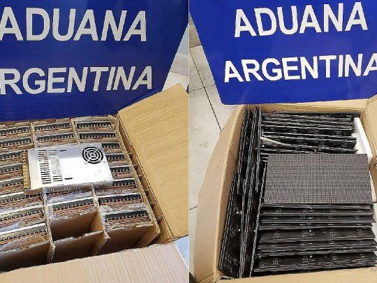 Aduana secuestró productos electrónicos por $9 millones