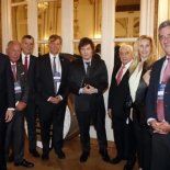 Los representantes de las principales ramas de la economía argentina durante un encuentro con Javier Milei en 2024. Los representantes de las principales ramas de la economía argentina durante un encuentro con Javier Milei en 2024.