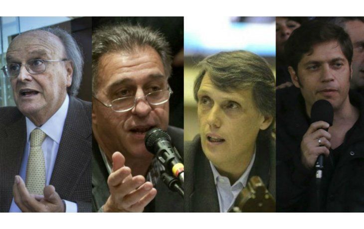 José Ignacio De Mendiguren, Néstor Pitrola, Pablo Kosiner y Axel Kicillof.