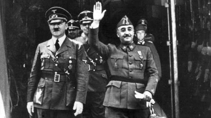 Hitler y Francisco Franco.