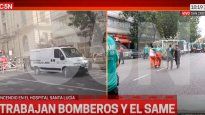 Hay una persona que sufrió quemaduras de primer grado y está fuera de peligro.&nbsp;