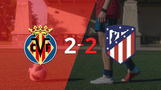 atletico de madrid empato 2-2 ante villarreal con doblete de angel correa