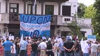 Marcha frente al Ministerio de Salud por la ley de Discapacidad.