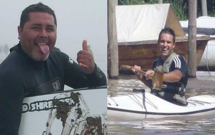 Maximiliano Firma Paz y Ariel Vázquez, los dos bomberos muertos en Villa Crespo.