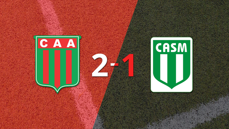 Agropecuario Argentino logra remontada y gana 2-1 a San Miguel