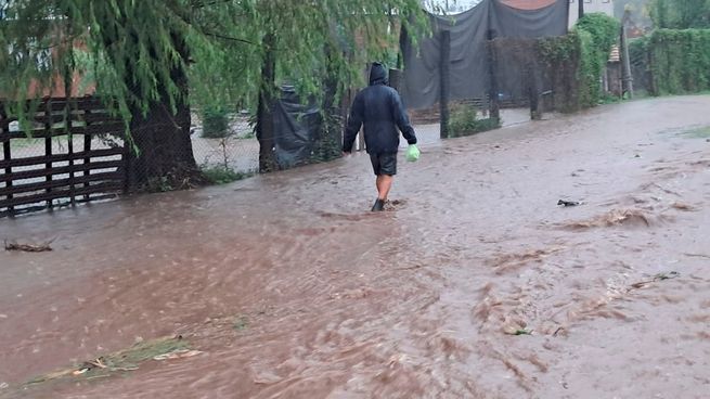 En Zárate cayó en un día la mitad de todo lo que llovió en 2024. 