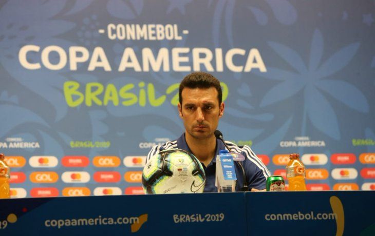 Scaloni, preocupado por enfrentar a Brasil pero confiado en ganar